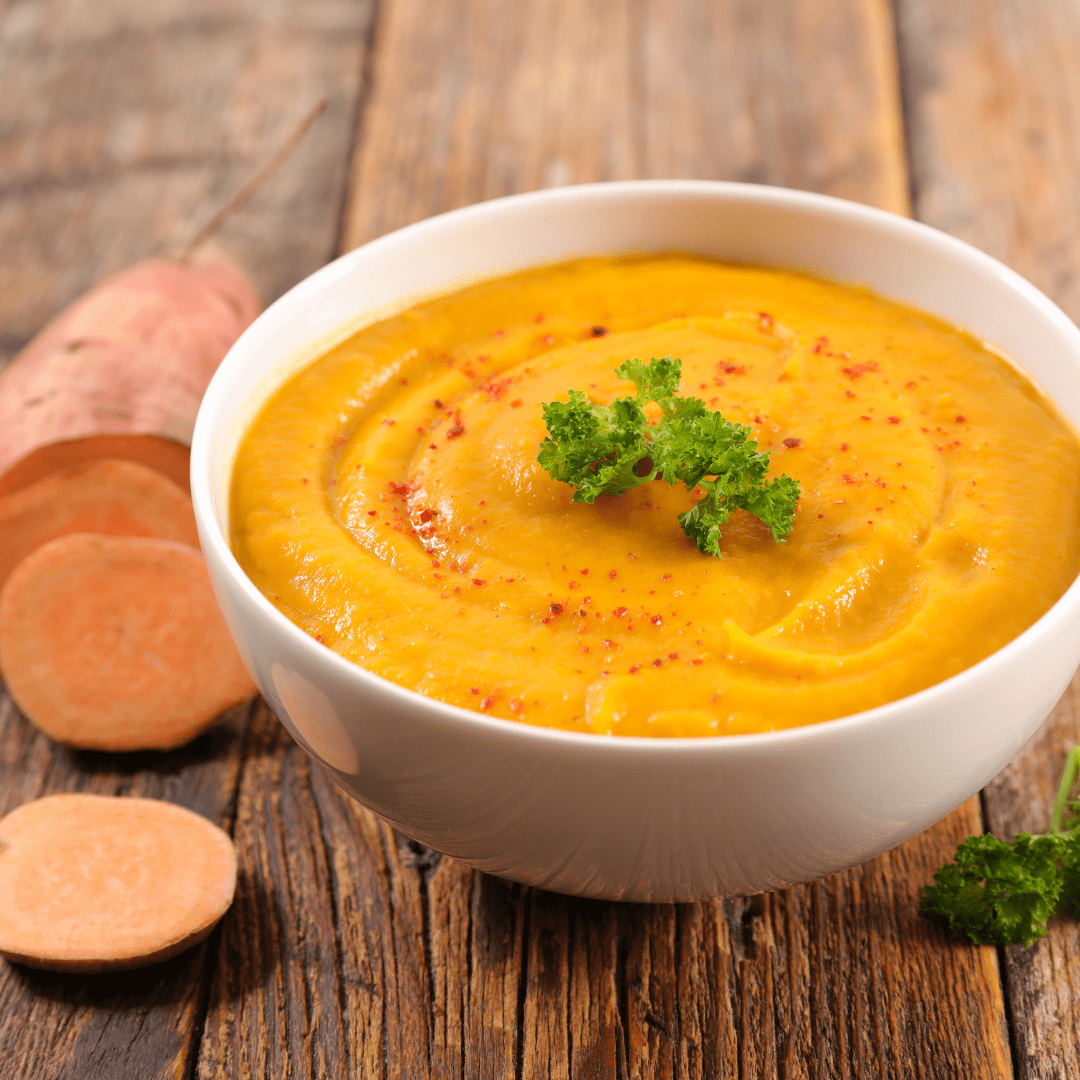 Sweet Potato and Carrot Soup - Sankalpa Ayurveda College